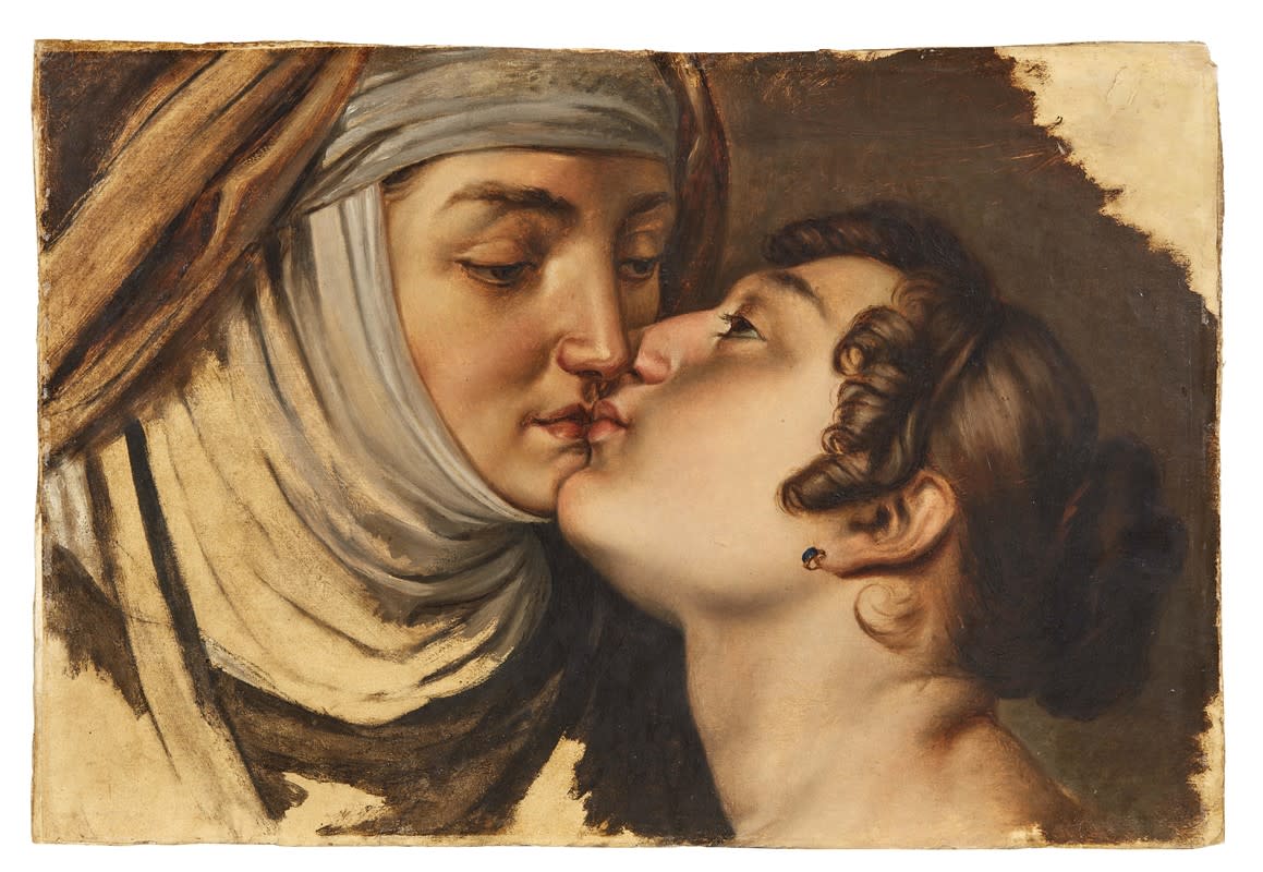 Juliet Kissing her Nurse